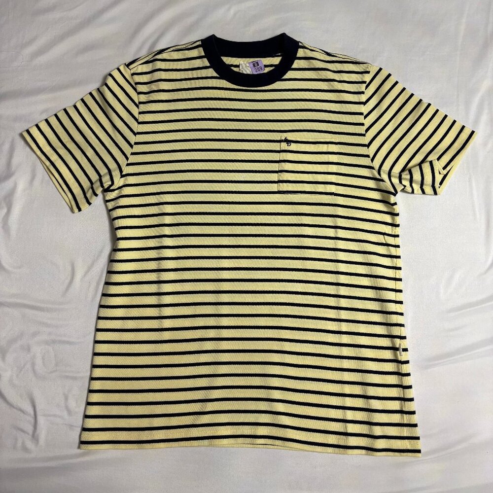 Aime Leon Dore T-Shirt – Yellow & Blue – Size XL
